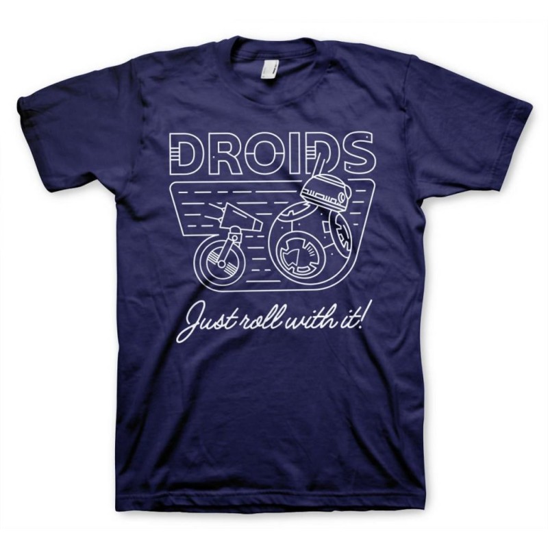 STAR WARS - Droids - Just Roll with It - T-Shirt - (S) 