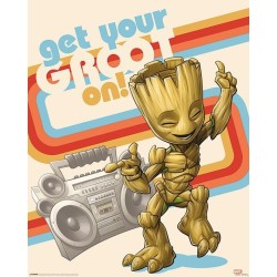 MARVEL - Mini Poster 40X50 - Guardian of the Galaxy Get Your Groot On 2