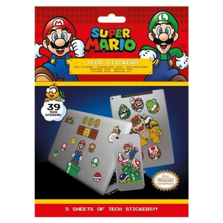 SUPER MARIO - Tech Stickers Pack - Mushroom Kingdom 