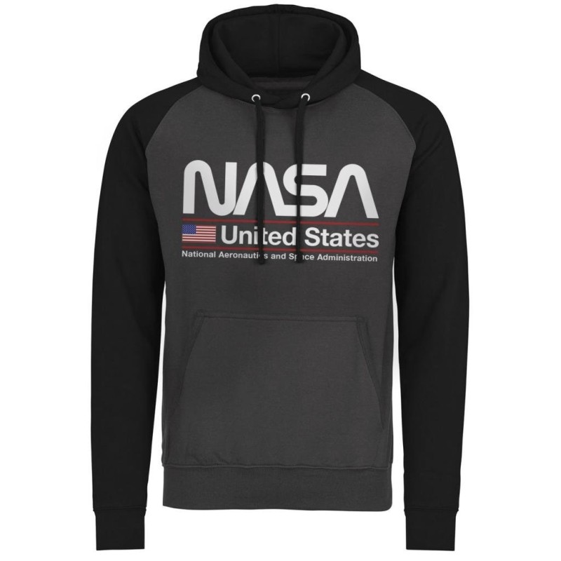 NASA - Baseball Sweat Hoodie - United States - (S) 