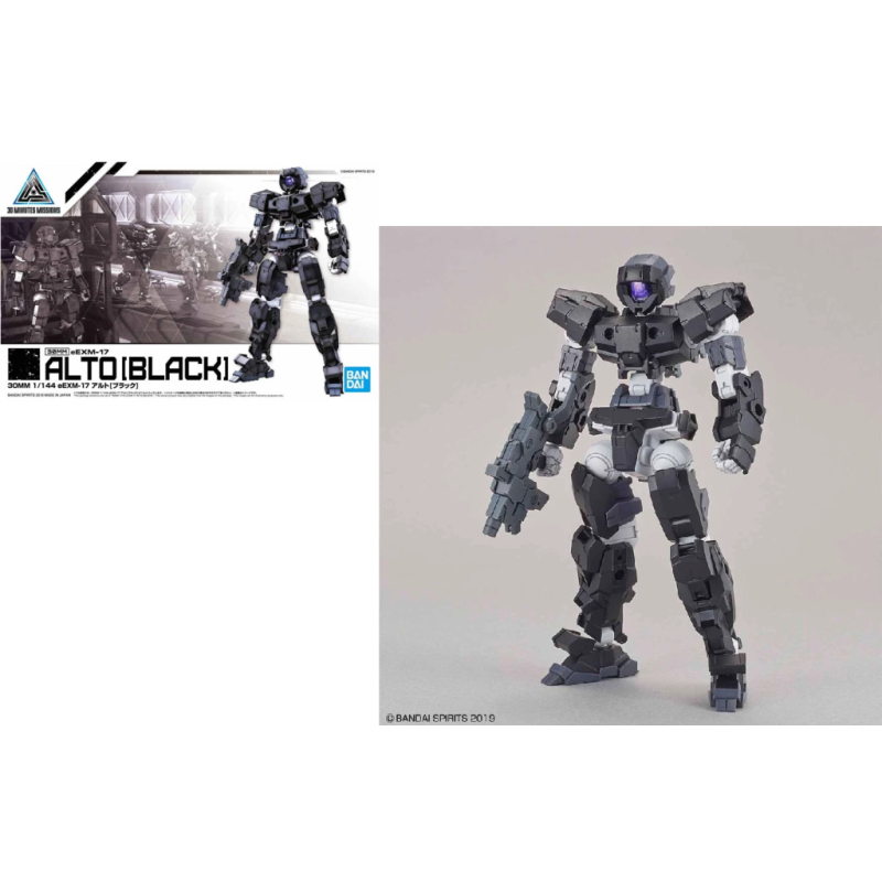 GUNDAM - 30MM 1/144 eEXM-17 Alto Black - Model Kit 