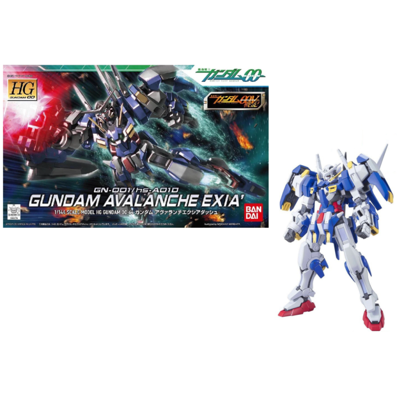 GUNDAM - Model Kit - HG 1/144 - Gundam Avalache Exia Dash - 15cm 