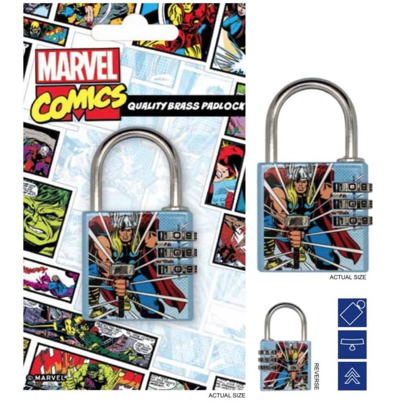 MARVEL - Cadenas avec code - Thor 