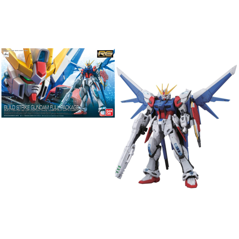 GUNDAM Build Fighters - Model Kit - RG 1/144 - Build Strike Full Pack. 