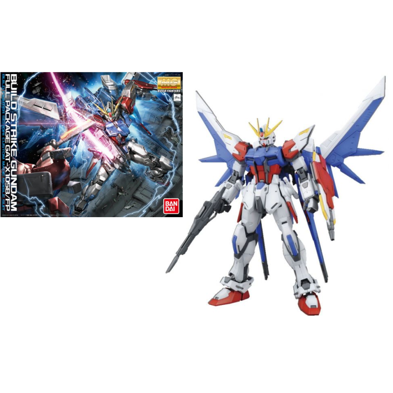 GUNDAM Build Fighters - Model Kit - MG 1/100 - Strike Gundam Full Pack 