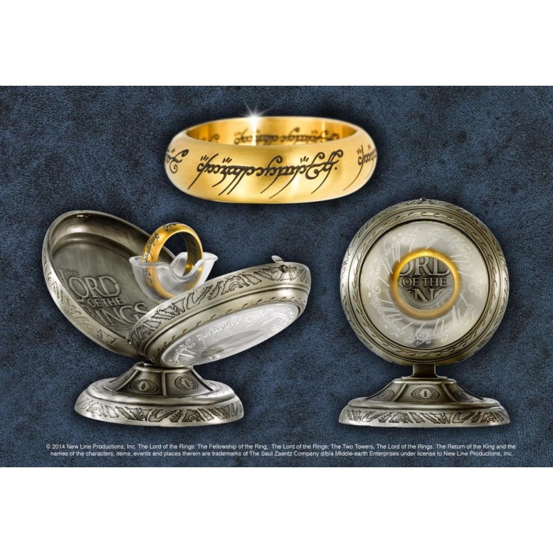 LORD OF THE RINGS - Anneau Unique - Acier doré - Taille US 10 FR 62.4 