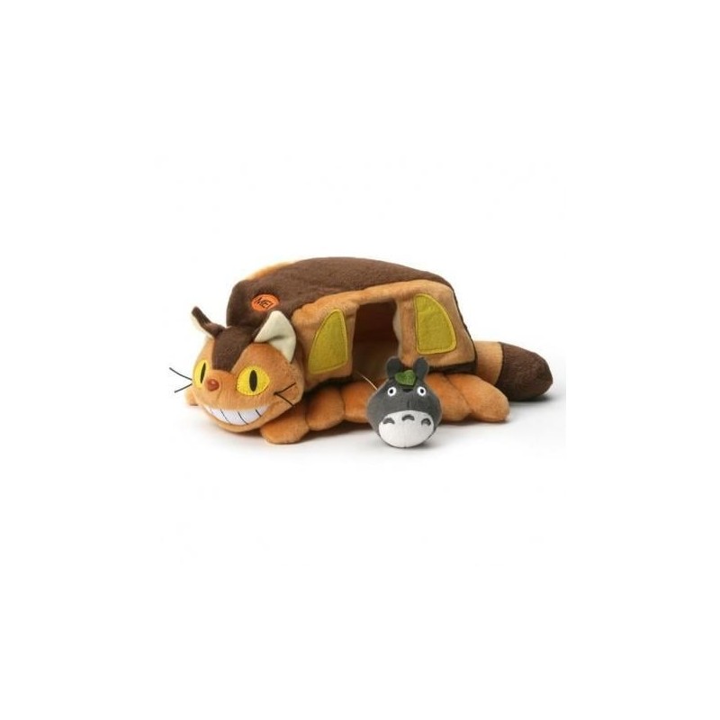 STUDIO GHIBLI - Peluche Totoro - Catbus House - 24cm 