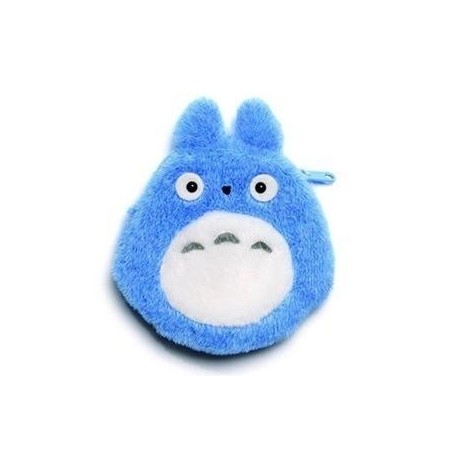 STUDIO GHIBLI - Porte-Monnaie Peluche Totoro Bleu - 12 cm 