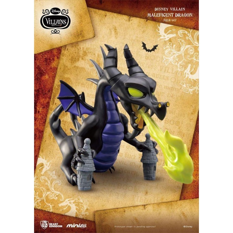 DISNEY VILLAINS - Figurine Mini Egg Attack - Maleficent Dragon - 10cm 