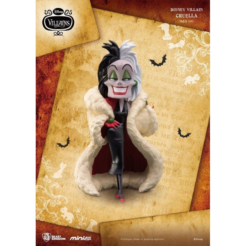 DISNEY VILLAINS - Figurine Mini Egg Attack - Cruella - 8cm 
