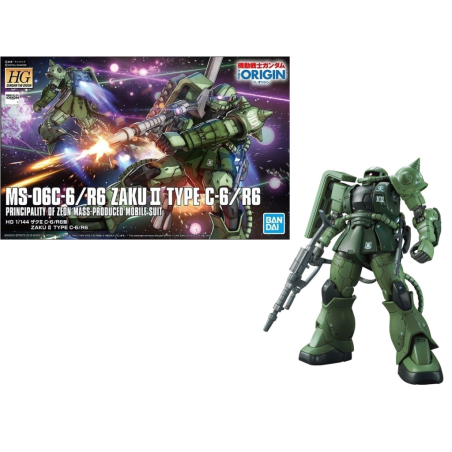 GUNDAM - Model Kit - HG 1/144 - Zaku II Type C-6/R6 