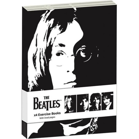 THE BEATLES - Pack 4 x Exercise Books A6 - Revolver 