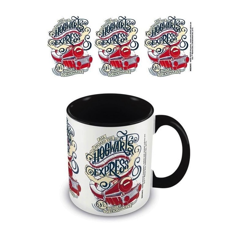 HARRY POTTER - Hogwarts Express Black - Mug intérieur coloré 315ml 