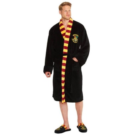 HARRY POTTER - Peignoir Homme - Hogwarts - Adulte - Taille Unique 