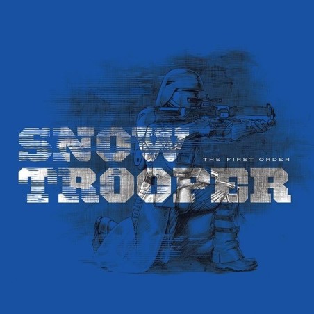 STAR WARS - Canvas 40X40 '18mm' - Episode VII - Snowtrooper Blue 