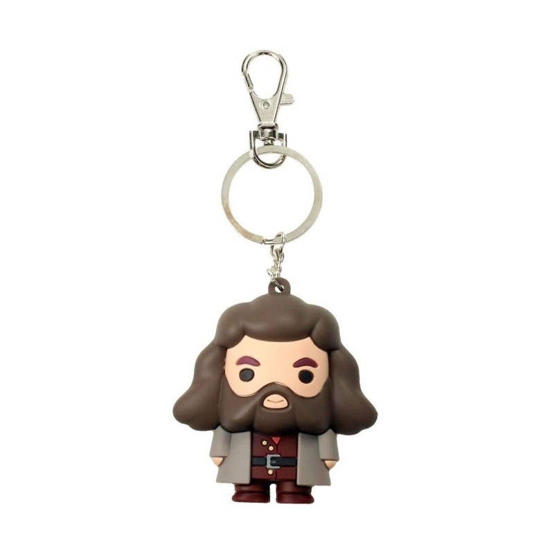 HARRY POTTER - Rubber Figure Keychain - Rubeus Hagrid 