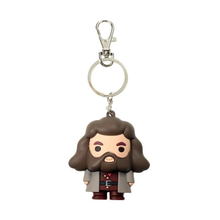 HARRY POTTER - Rubber Figure Keychain - Rubeus Hagrid 