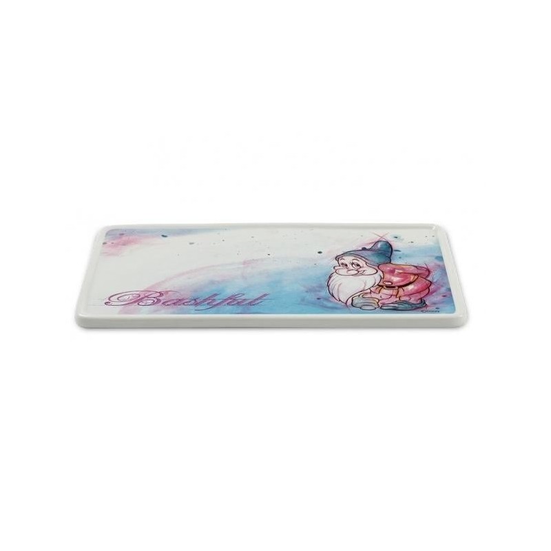 DISNEY / SEPT NAINS - Plat de Service Timide 23.5 X 13.5cm 