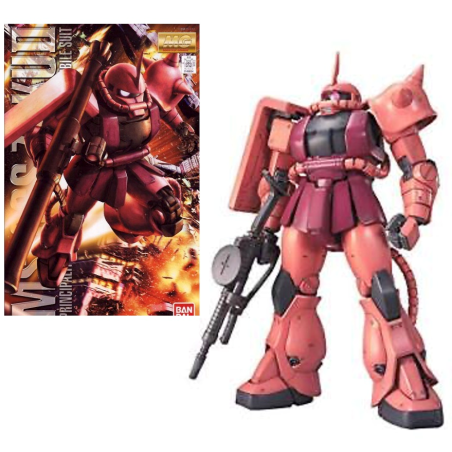 GUNDAM - Model Kit - MG 1/100 - MS-06S Char's Zaky Ver. 2.0 - 18CM 