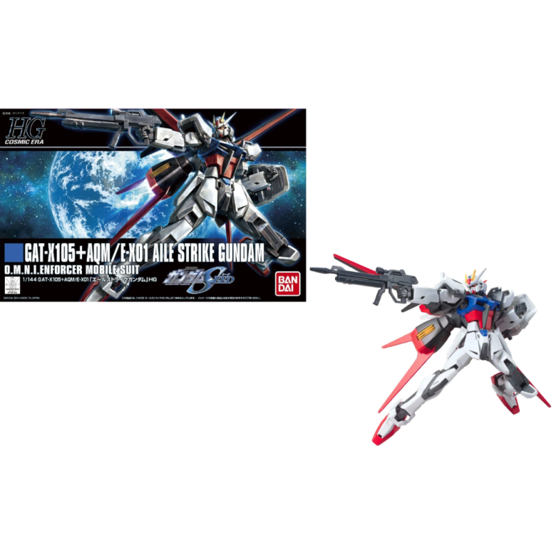 GUNDAM - Model Kit - HG 1/144 - Aile Strike Gundam - 13CM 