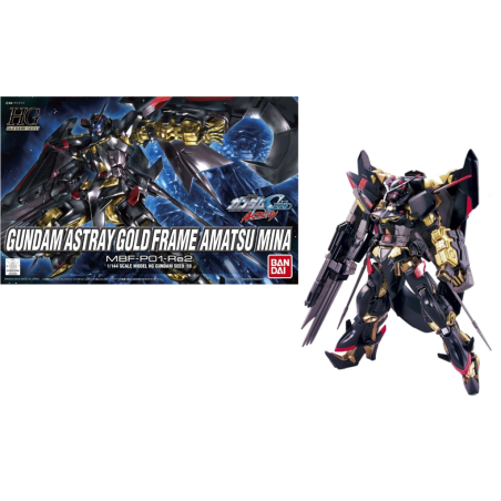GUNDAM - HG Gundam Astray Gold Frame Amatsu Mina 1/144 - Model Kit 