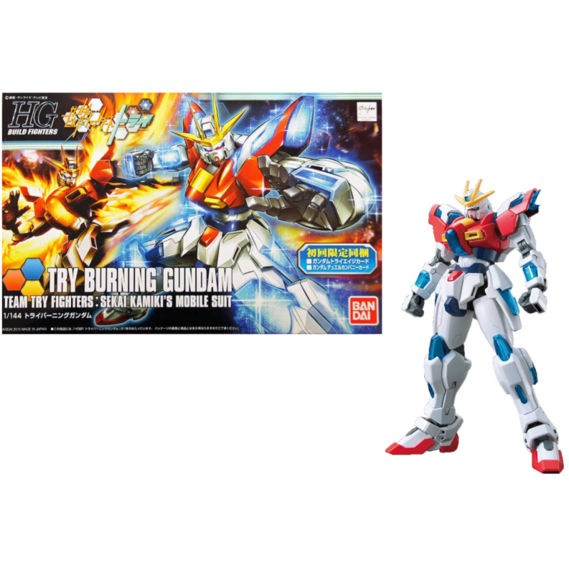 GUNDAM - Model Kit - HG 1/144 - Try Burning Gundam - 13CM 