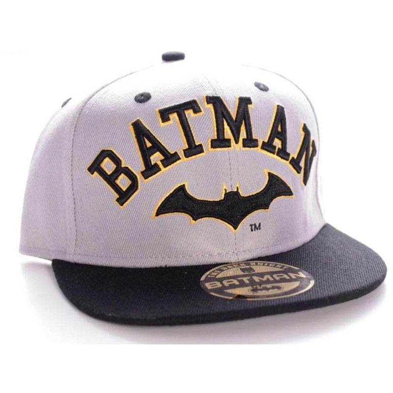 DC COMICS - Casquette Snapback - Batman Logo Grey/Black 