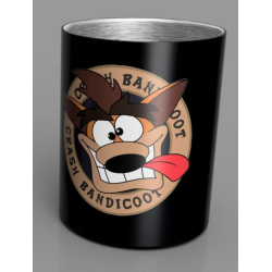 CRASH BANDICOOT - Steel Mug 350 ml - Black Crash 2