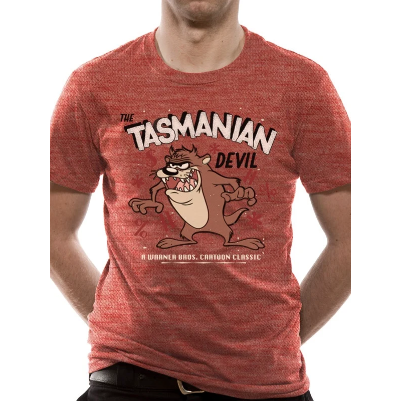 LOONEY TUNES - T-Shirt IN A TUBE- Tazmania Devil (M) 