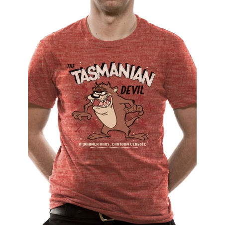 LOONEY TUNES - T-Shirt IN A TUBE- Tazmania Devil (M) 