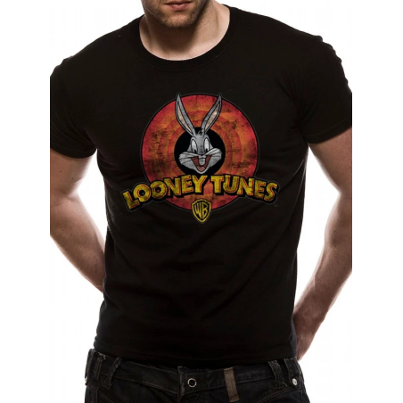LOONEY TUNES - T-Shirt IN A TUBE- Destroy Logo (S) 