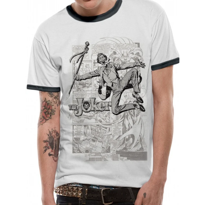 DC COMICS - T-Shirt IN A TUBE- Jocker Retro Cover (XXL) 