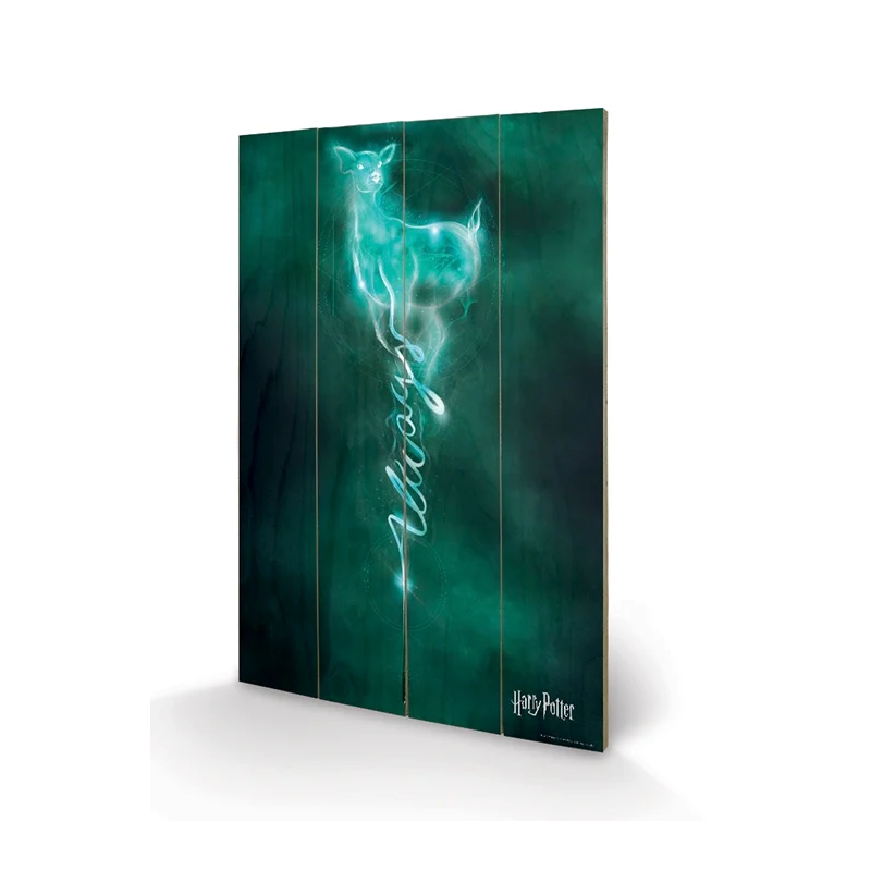 HARRY POTTER - Doe Patronus - Impression sur bois 40x59cm 