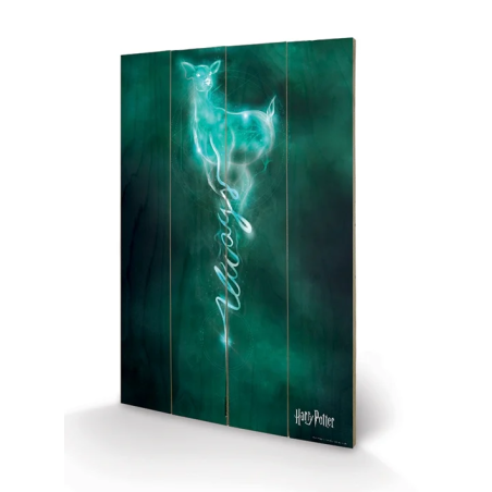 HARRY POTTER - Doe Patronus - Impression sur bois 40x59cm 