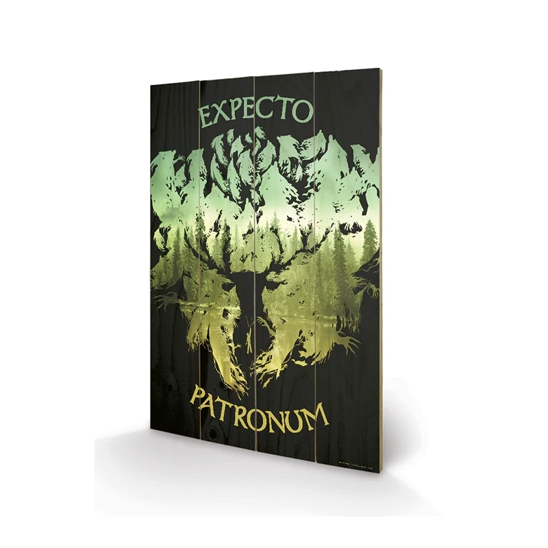 HARRY POTTER - Expecto Patronum - Impression sur bois 40x59cm 