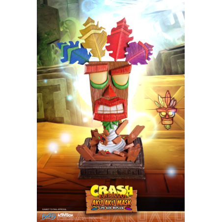 CRASH BANDICOOT - Masque taille réelle Aku Aku - 65cm 