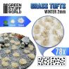 Touffes d'herbe - 2mm - Auto-Adhésif - Blanc d'hiver