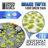 Touffes d'herbe - 2mm - Auto-Adhésif - Vert clair