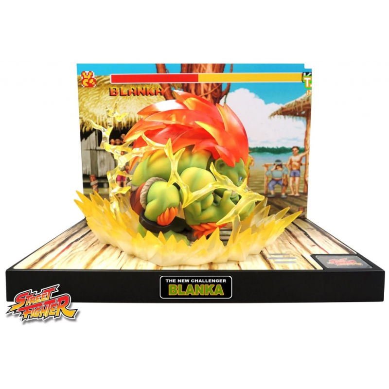 STREET FIGHTER - T.N.C-05 - BLANKA Figure + Diaporma LED 