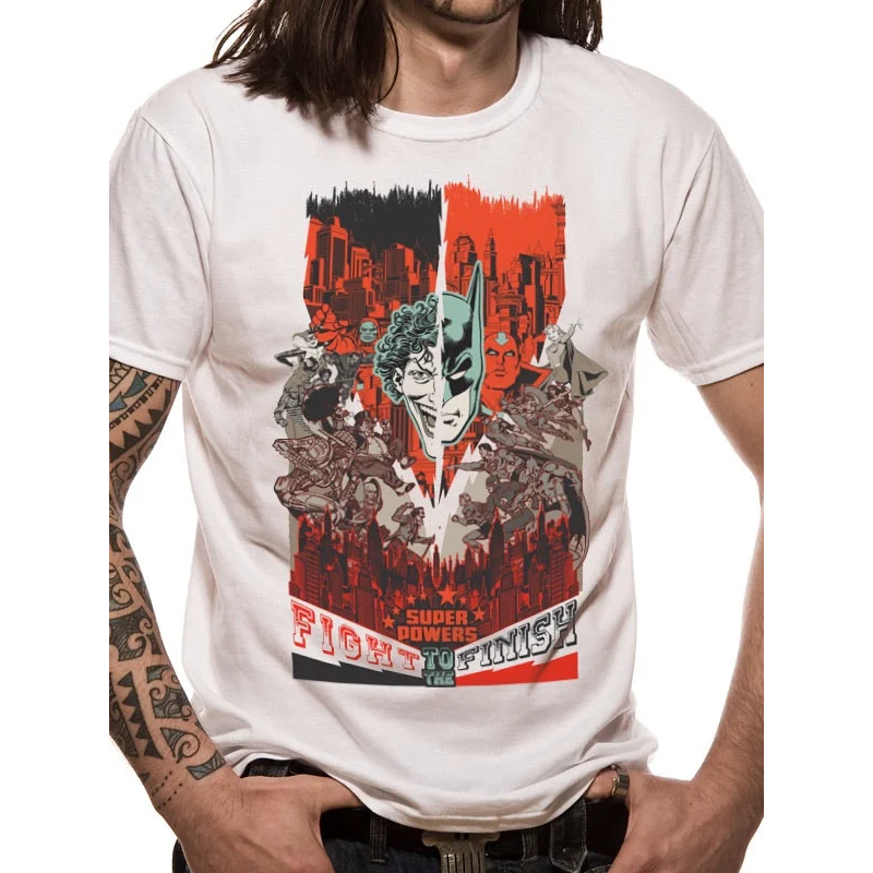 BATMAN - T-Shirt IN A TUBE- Fight To The Finish (XXL) 