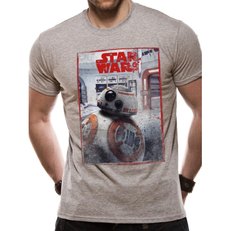 STAR WARS 8 The Last Jedi - T-Shirt BB8 Reveal (S) 