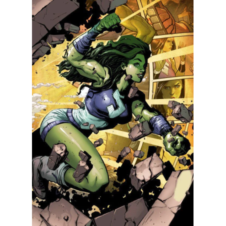 MARVEL ALL NEW - Magnetic Metal Poster 15x10 - She-Hulk (S) 