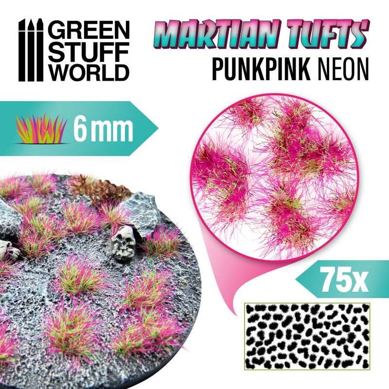 Touffes d'herbe martienne - PUNKPINK NEON