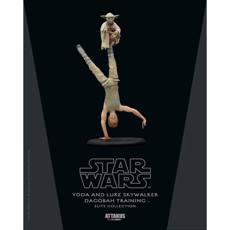 STAR WARS - ELITE Collection - Yoda And Luke Dagobah Trainning -19cm 