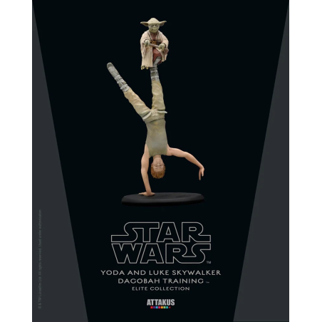 STAR WARS - ELITE Collection - Yoda And Luke Dagobah Trainning -19cm 