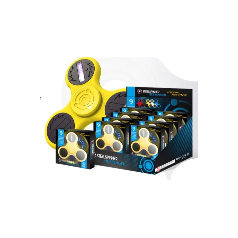 STEELSPINNER - HAND FINGER - Display MESSENGER 16pces 