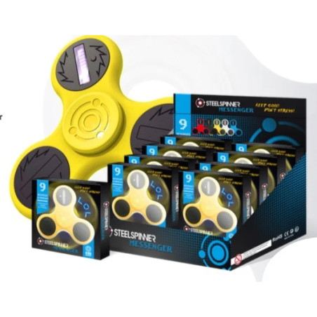 STEELSPINNER - HAND FINGER - Display MESSENGER 16pces 