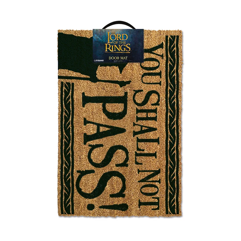 LORD OF THE RINGS - Paillasson 40X60 - You Shall Not Pass 