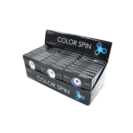 SPINNER - HAND FINGER - Display Color Spinner 24pces 