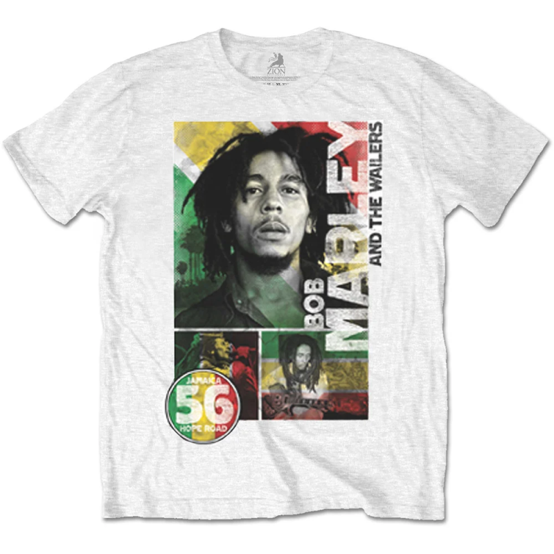 BOB MARLEY - T-Shirt - 56 Hope Road Rasta (XXL) 